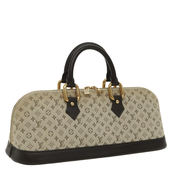 LOUIS VUITTON Monogram Mini Alma Ron Hand Bag Khaki M92206 LV Auth 98725 - Picture 1 of 16